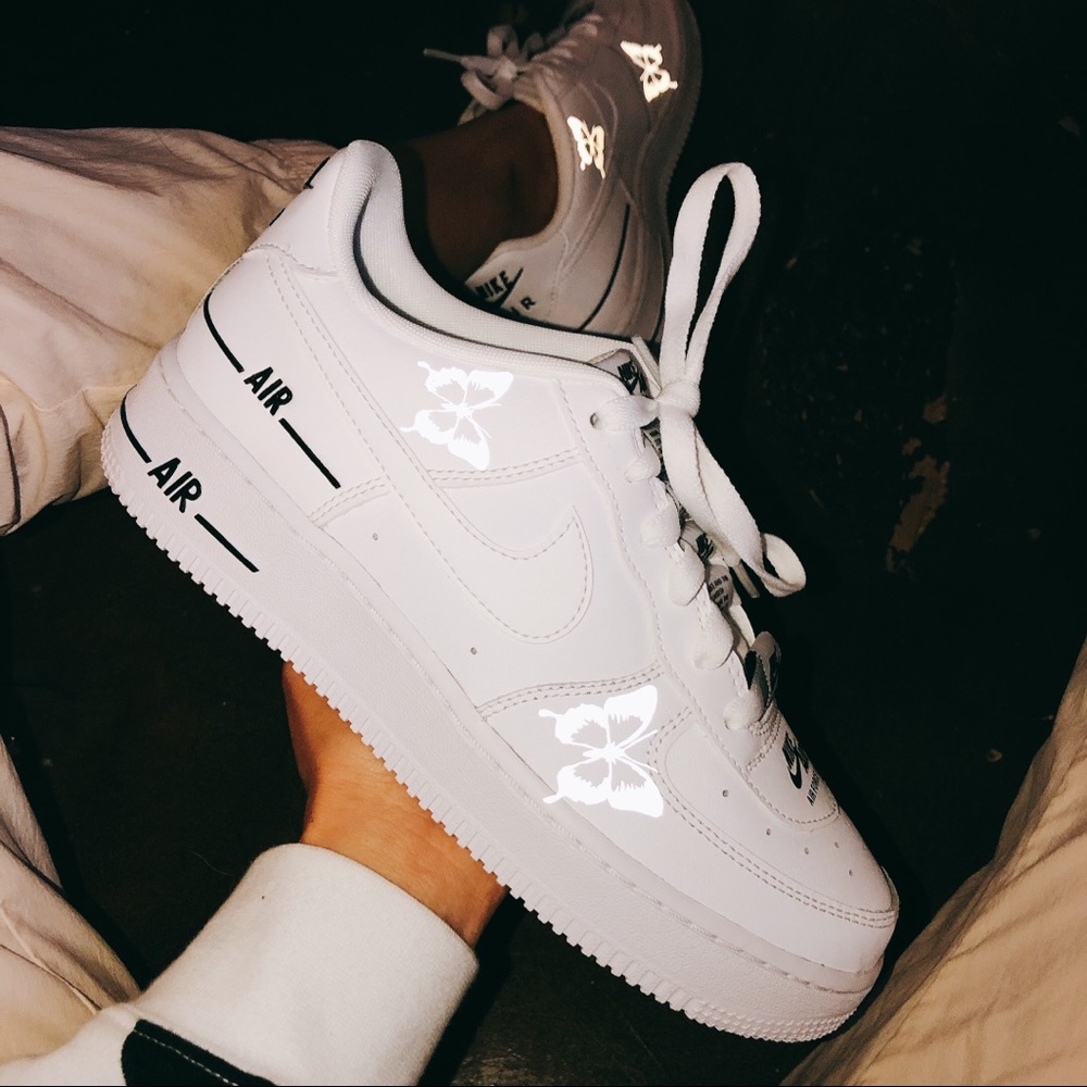 Air force w reflective butterflies (custom made) - Picture 1 of 7